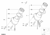 R100GS (47E1) ADDITIONAL INSTRUMENTS/SINGLE PARTS parts diagram