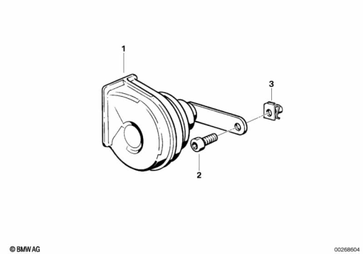 K1100LT (89V2) HORN exploded view parts diagram
