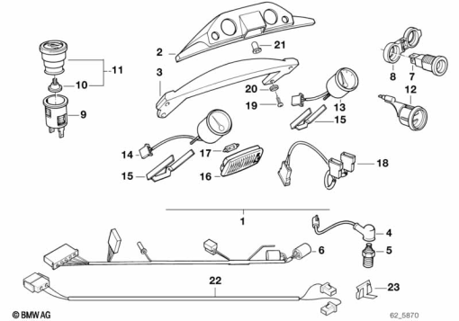 K1100LT (89V2) DASHBOARD SUPPORT exploded view parts diagram