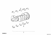 K1100LT (89V2) CRANKSHAFT parts diagram