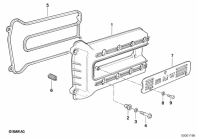 K1100LT (89V2) CYLINDER HEAD COVER parts diagram