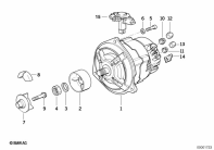 K1100LT (89V2) ALTERNATOR parts diagram