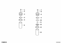 K1100LT (89V2) SPRING RETAINER parts diagram
