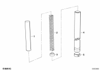 K1100LT (89V2) STANCHION parts diagram