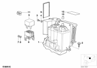 K1100LT (89V2) PRESSURE MODULATOR ABS parts diagram