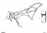 K1100LT (89V2) FRAME parts diagram