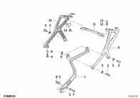 K1100LT (89V2) SET CASE HOLDER parts diagram