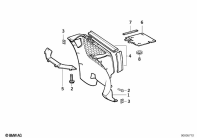 K1100LT (89V2) RADIOTOR TRIM PANEL CENTER parts diagram