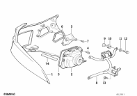 K1100LT (89V2) CASING UPPER PART/HEADLIGHT parts diagram