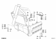 K1100LT (89V2) TRIM PANEL BRACKET parts diagram
