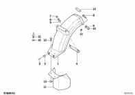 K1100LT (89V2) WHEEL COVER, REAR parts diagram