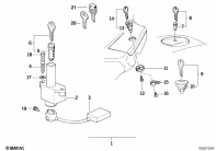 K1100LT (89V2) SET OF LOCKS parts diagram