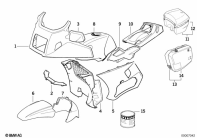K1100LT (89V2) PAINTED PARTS 690 SEIDENBLAU parts diagram