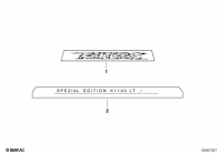 K1100LT (89V2) STICKER parts diagram