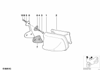 K1100LT (89V2) MIRROR parts diagram