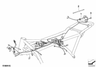 K1100LT (89V2) WIRING HARNESS TAIL LIGHT parts diagram