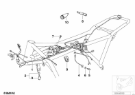 K1100LT (89V2) CHASSIS WIRING HARNESS parts diagram