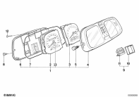 K1100LT (89V2) INSTRUMENTS parts diagram