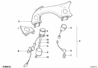 K1100LT (89V2) ADDITIONAL INSTRUMENTS parts diagram