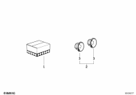 K1100LT (89V2) RADIO INSTALLING KIT/LOUDSPEAKER parts diagram