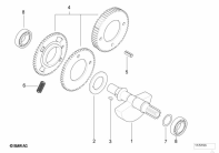 F650 Funduro (E169) COMPENSATING SHAFT parts diagram