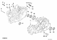 F650 Funduro (E169) ENGINE HOUSING MOUNTING PARTS parts diagram