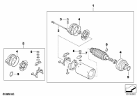 F650 Funduro (E169) STARTER parts diagram