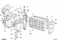 F650 Funduro (E169) INTAKE SILENCER / FILTER CARTRIDGE INTAKE SILENCER / FILTER CART parts diagram