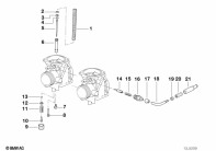 F650 Funduro (E169) MIXTURE CONTROL parts diagram