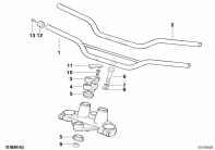 F650 Funduro (E169) HANDLE BAR/MOUNTING parts diagram