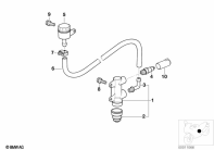 F650 Funduro (E169) REAR WHEEL BRAKE,BRAKE MASTER CYLINDER parts diagram