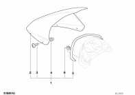 F650 Funduro (E169) WINDSHIELD parts diagram