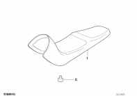 F650 Funduro (E169) BENCH SEAT parts diagram