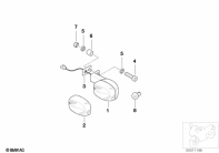 F650 Funduro (E169) TURN INDICATOR parts diagram