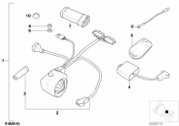 F650 Funduro (E169) THEFT ALARM, BASIC UNIT parts diagram