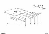 F650 Funduro (E169) CAR TOOL parts diagram