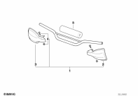 F650 Funduro (E169) HAND PROTECTOR parts diagram