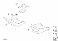 F650ST (E169) UNDERRIDE PROTECTION/CHAIN COVER parts diagram