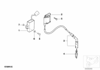 F650ST (E169) IGNITION SYSTEM parts diagram