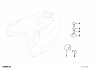 F650ST (E169) FUEL TANK MOUNTIG parts diagram