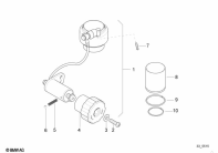 F650ST (E169) SINGLE COMPONENTS FOR REAR SPRING STRUT parts diagram