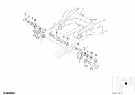 F650ST (E169) TENSION STRUTS WITH MOUNTING parts diagram