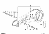 F650ST (E169) CHAIN DRIVE parts diagram