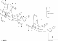 F650ST (E169) FRAME LOWER PART parts diagram