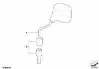 F650ST (E169) MIRROR parts diagram