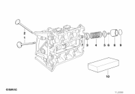 K75C (K569) VALVE TIMING GEAR parts diagram