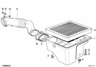 K75C (K569) BOTTOM AIR CLEANER HOUSING/AIR CLEANER parts diagram