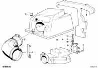 K75C (K569) TOP AIR CLEANER HOUSING/AIR-FLOW SENSOR parts diagram