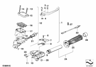 K75C (K569) HANDLE UNIT, RIGHT parts diagram