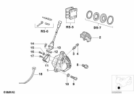 K75C (K569) FRONT WHEEL BRAKE, ABS parts diagram